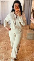 Conjunto chándal beige