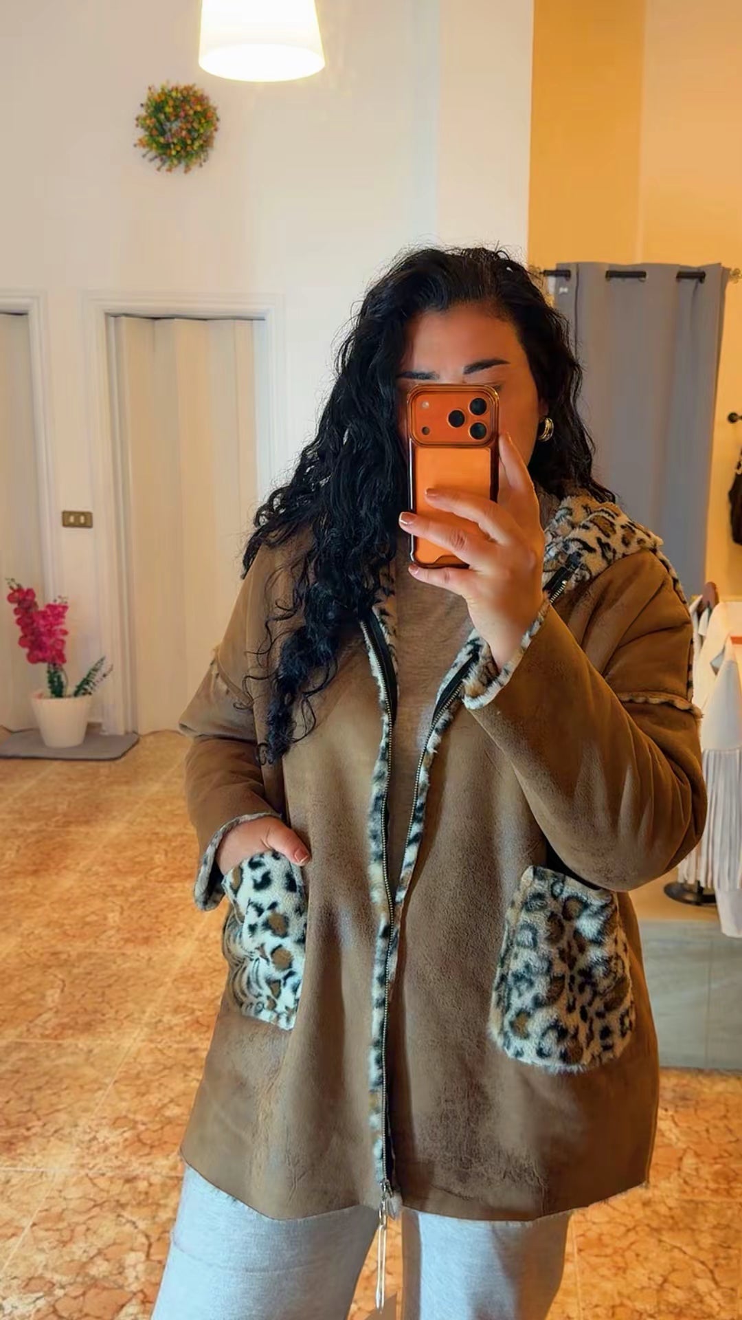 Abrigo leopardo