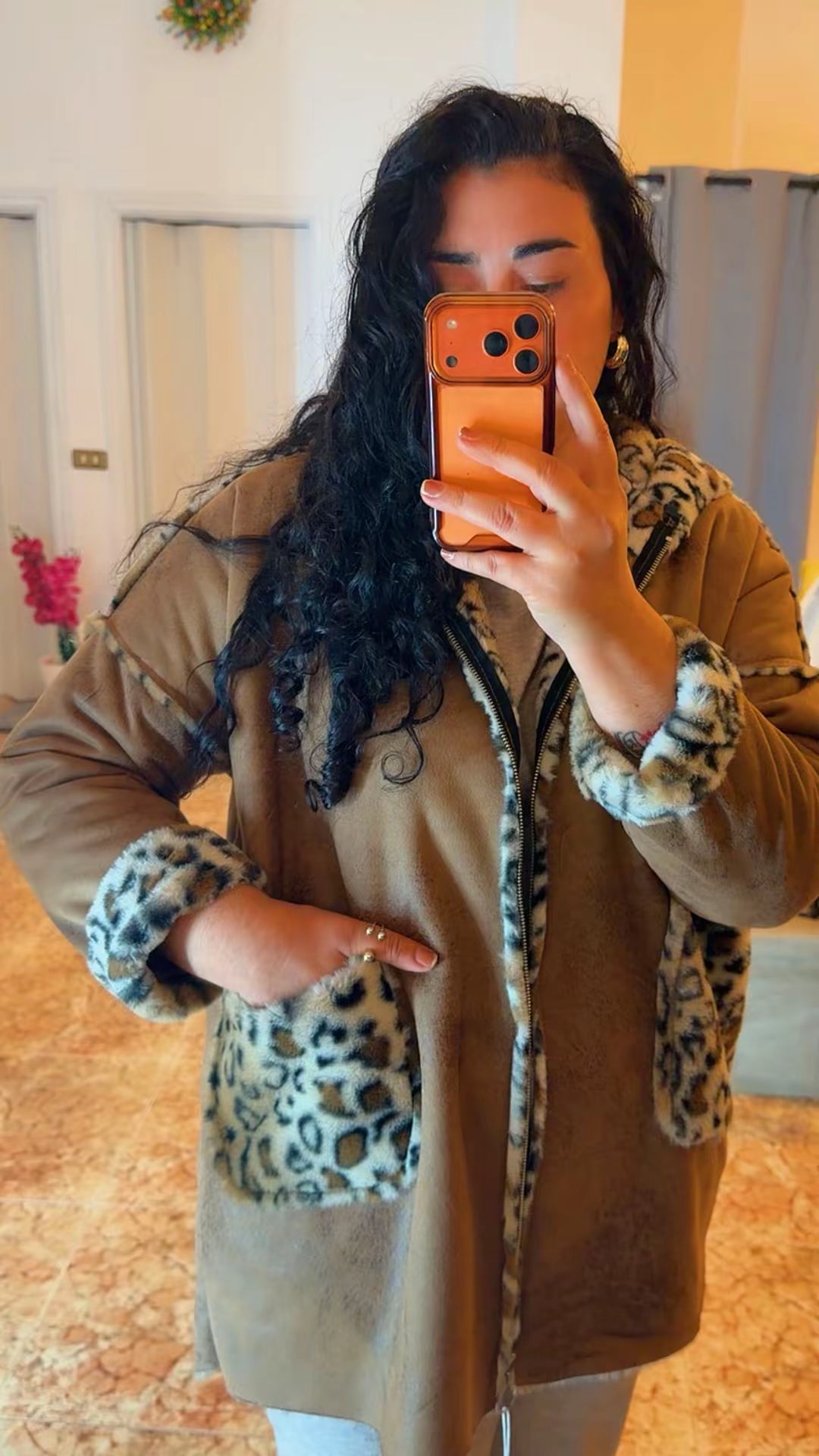 Abrigo leopardo
